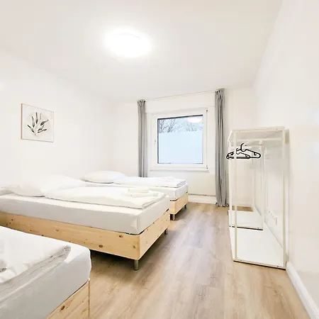 Daire Tolstov Apartments - 1 Schlafzimmer - Wohnzimmer - 25 Min Messe Dus Duisburg